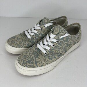 Vans Shoes Womens Size 8 Atwood Floral Paisley Gray Low-Top Skate Sneakers